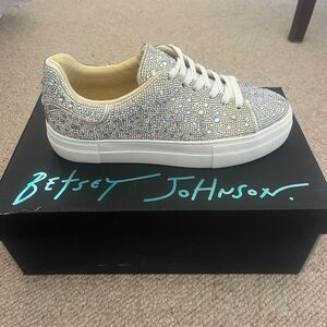 Betsy Johnson Sparkle Tennis Shoes